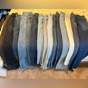 Bundle of jeans.